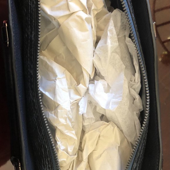 Coach Drew Satchel With Snakeskin Detail NWOT - Picture 4 of 8